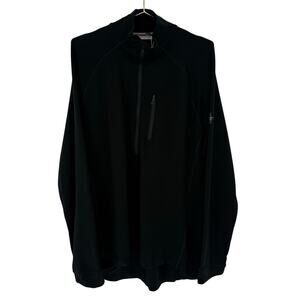 Smartwool Black Half Zip Pullover Merino Wool Men’s L / Women’s XL Gorpcore